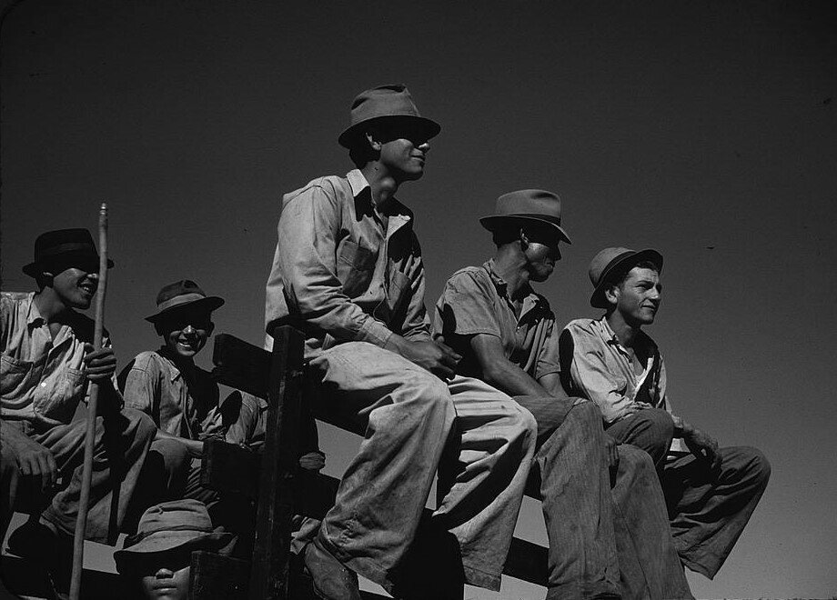 Trabajadores cañeros, Río Piedras, 1941